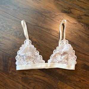 White Lace Bra